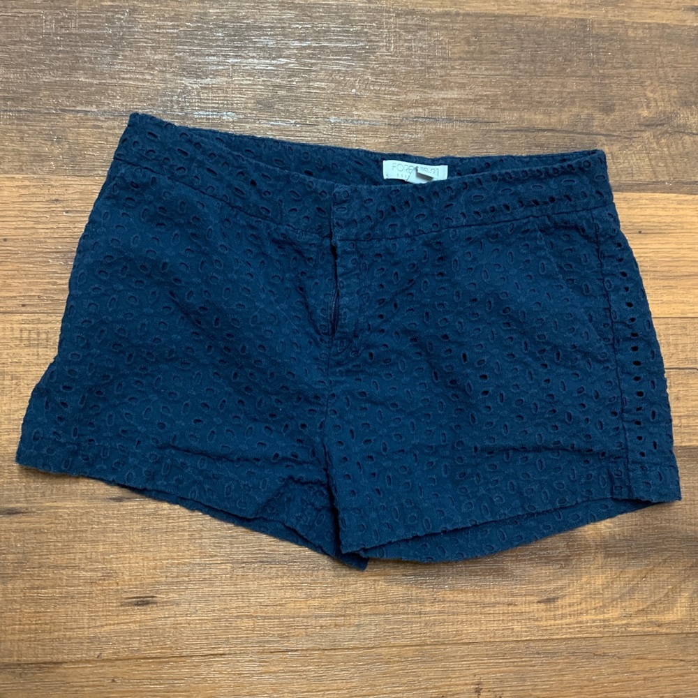 Navy blue dress shorts